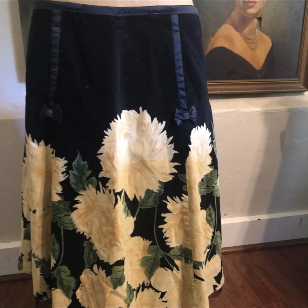 Anthropologie Elevenses Velvet SIZE 10